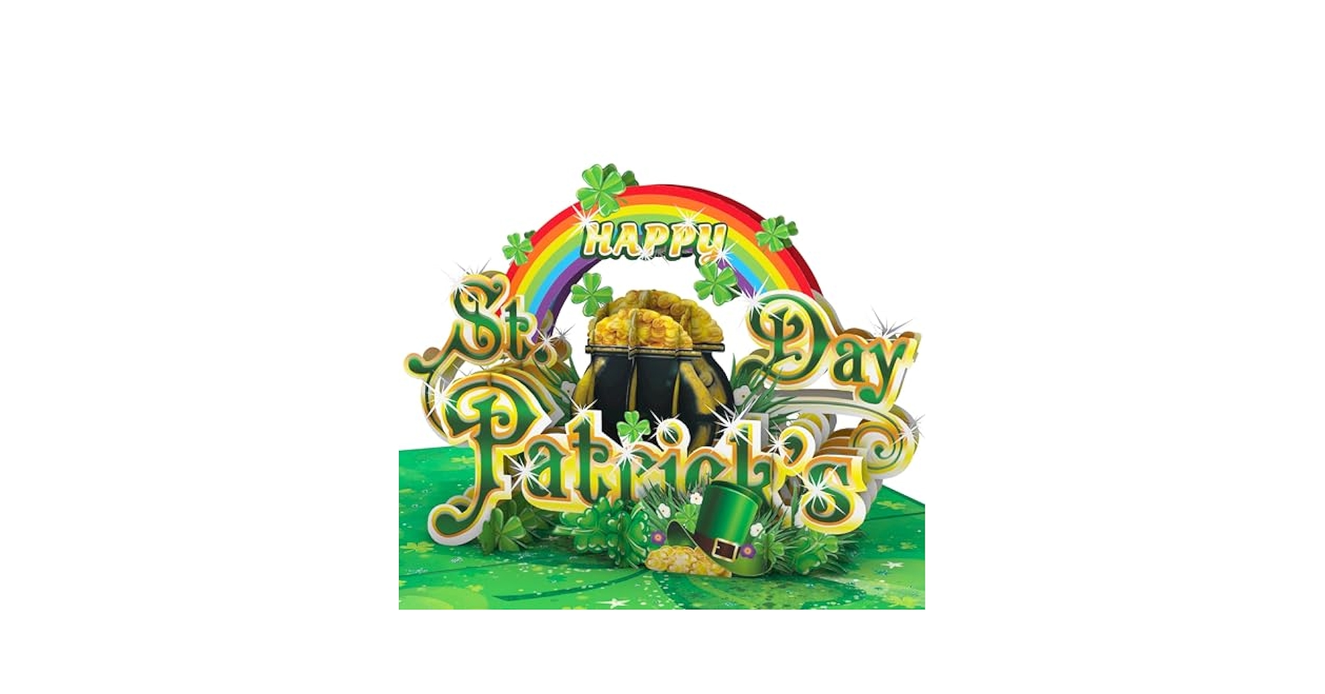 Amazon.com : HEARTAGS St Patricks Day Card, 6x8 in Happy St